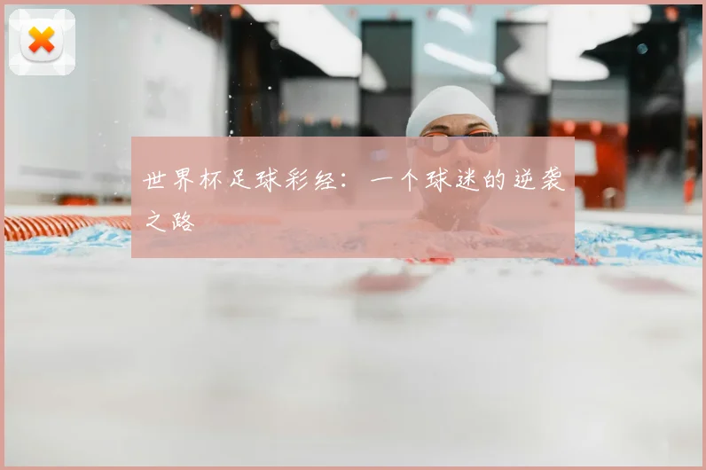 世界杯足球彩经：一个球迷的逆袭之路